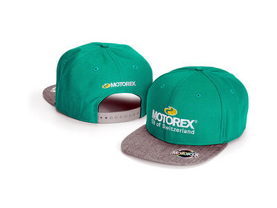 MOTOREX Snapback Baseball Cap Green/Grey One Size