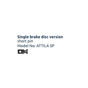 SQUIRE Attila Diamond Sold Secure Single Disc Lock - Short Pin click to zoom image