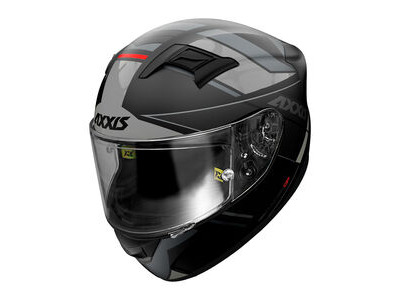 AXXIS Racer GP Tech B2 Matt Grey Fibre SV Inc Free Dark Visor+Pinlock