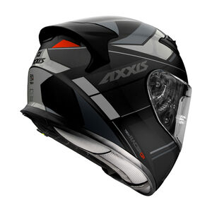 AXXIS Racer GP Tech B2 Matt Grey Fibre SV Inc Free Dark Visor+Pinlock click to zoom image