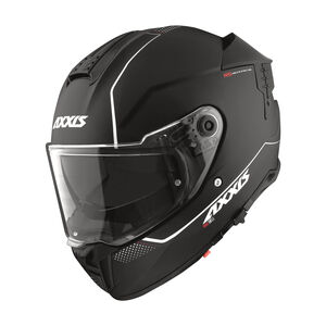 AXXIS Hawk Evo SV Solid A1 Matt Black Helmet Inc Race Spoiler 