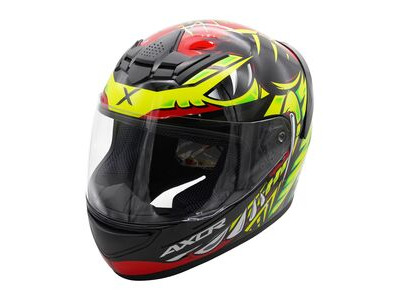 AXOR Helmet Rage Full Face - Python Red Yellow Black Gloss