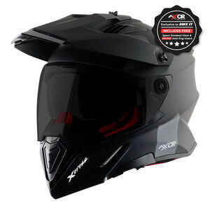 AXOR Helmet X-Cross Adventure - Black Matt 