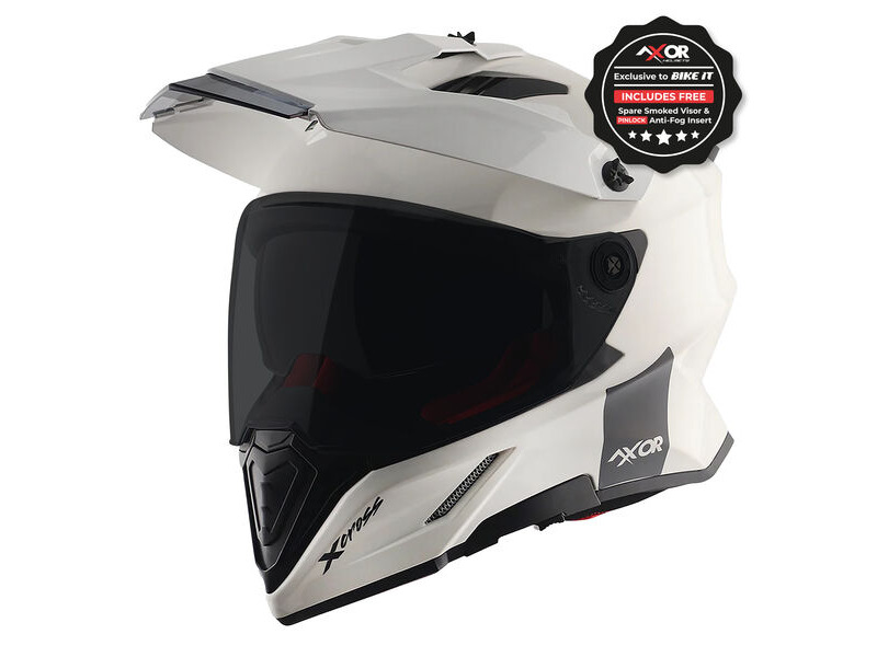 AXOR Helmet X-Cross Adventure - Gloss White click to zoom image