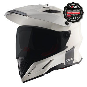 AXOR Helmet X-Cross Adventure - Gloss White click to zoom image