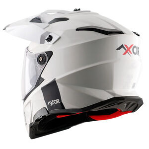 AXOR Helmet X-Cross Adventure - Gloss White click to zoom image