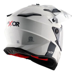 AXOR Helmet X-Cross Adventure - Gloss White click to zoom image