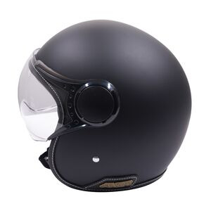 AXOR Helmet Jet Open Face - Matt Black / Black click to zoom image