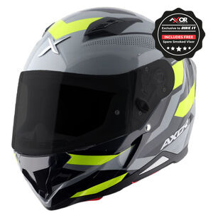 AXOR Helmet SH890 Full Face - Cornet Gloss Black Neon Yellow 