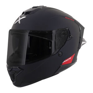 AXOR Brutale Full Face Helmet With Dual Spoiler Black Matt click to zoom image