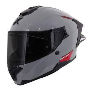 AXOR Brutale Full Face Helmet With Dual Spoiler Nardo Grey Gloss click to zoom image