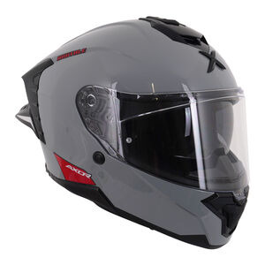 AXOR Brutale Full Face Helmet With Dual Spoiler Nardo Grey Gloss click to zoom image