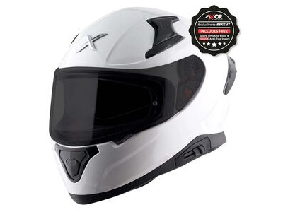 AXOR Apex Full Face Helmet White Gloss