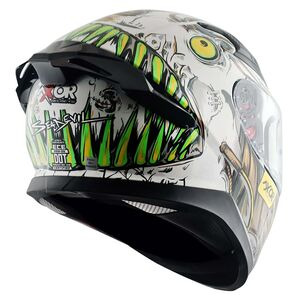 AXOR Apex Full Face Helmet Sea Devil White Gold Gloss click to zoom image