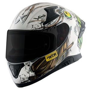 AXOR Apex Full Face Helmet Sea Devil White Gold Gloss click to zoom image