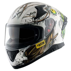 AXOR Apex Full Face Helmet Sea Devil White Gold Gloss click to zoom image
