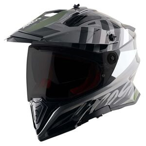 AXOR X-Cross Adventure Helmet Orbit Athena Grey Black Gloss 