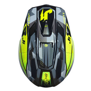 Just1 J40 Motocross Helmet Shooter Camo Fluo Yellow Black click to zoom image