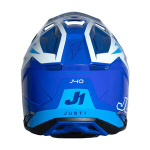 Just1 J40 Motocross Helmet Flash White Blue click to zoom image