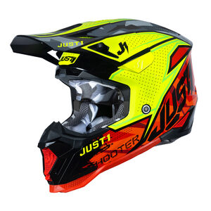 Just1 J40 Motocross Helmet Shooter Camo Red Black 2024