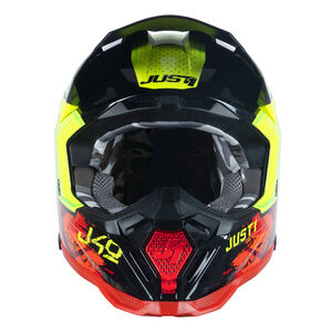 Just1 J40 Motocross Helmet Shooter Camo Red Black click to zoom image