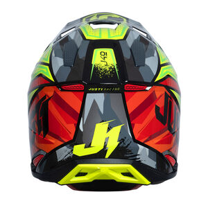 Just1 J40 Motocross Helmet Shooter Camo Red Black click to zoom image