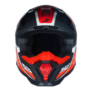 Just1 J40 Motocross Helmet Flash Red White Black click to zoom image