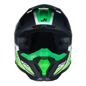 Just1 J40 Motocross Helmet Flash Fluo Green White Black click to zoom image