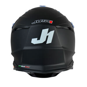 Just1 J39 Motocross Helmet Solid Black Matt click to zoom image