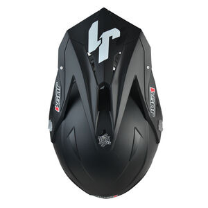 Just1 J39 Motocross Helmet Solid Black Matt click to zoom image