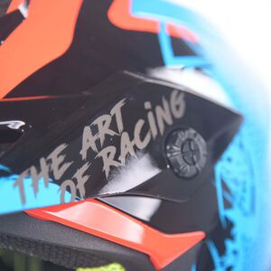 JUST1 J38 MX Helmet Mask Blue/Red/Black Gloss click to zoom image