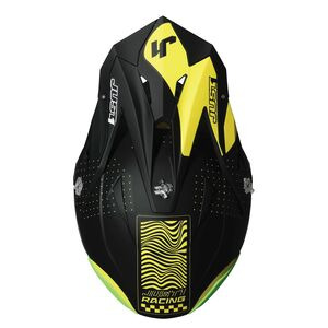 JUST1 Just1 J39 Motocross Helmet Xeno Fluo Yellow Black Matt click to zoom image