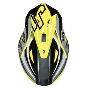 JUST1 J39 Motocross Helmet Revo Grey Yellow Fluo Black Matt click to zoom image