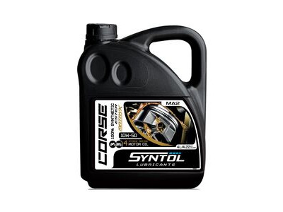 Syntol Corse 4T 10W-50 Fully Synthetic Oil 4 Litre