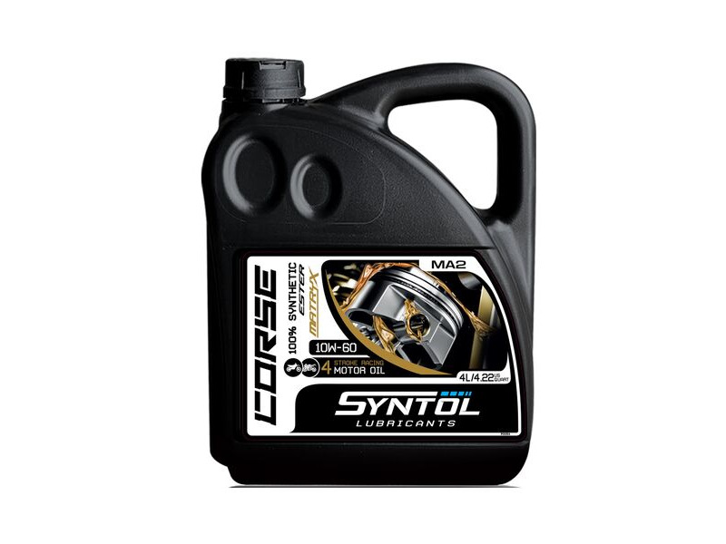 Syntol Corse 4T 10W-60 Fully Synthetic Oil 4 Litre click to zoom image