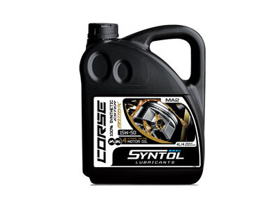 Syntol Corse 4T 15W-50 Fully Synthetic Oil 4 Litre