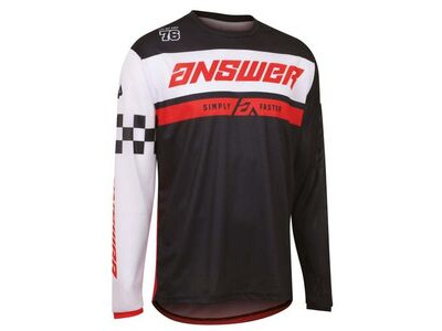 ANSWER RACING Arkon Octane Jersey - Black/Red