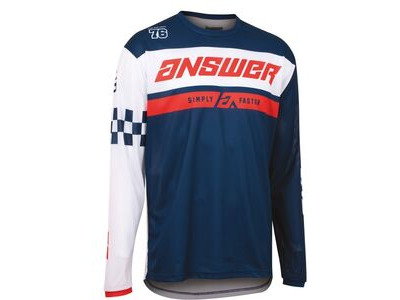 ANSWER RACING Arkon Octane Jersey - Navy/White