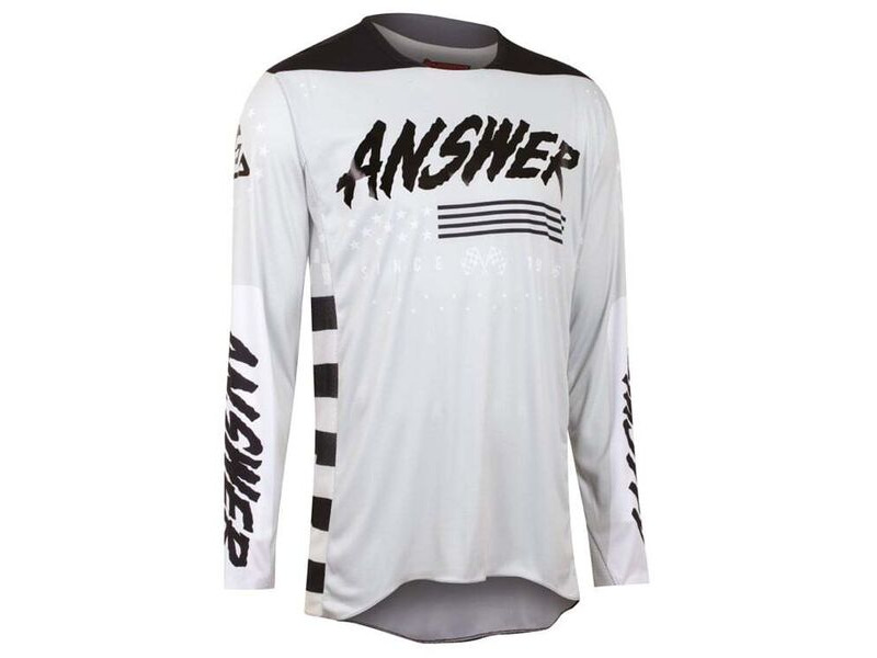 ANSWER RACING Elite Proline Jersey - Ghost/Black click to zoom image