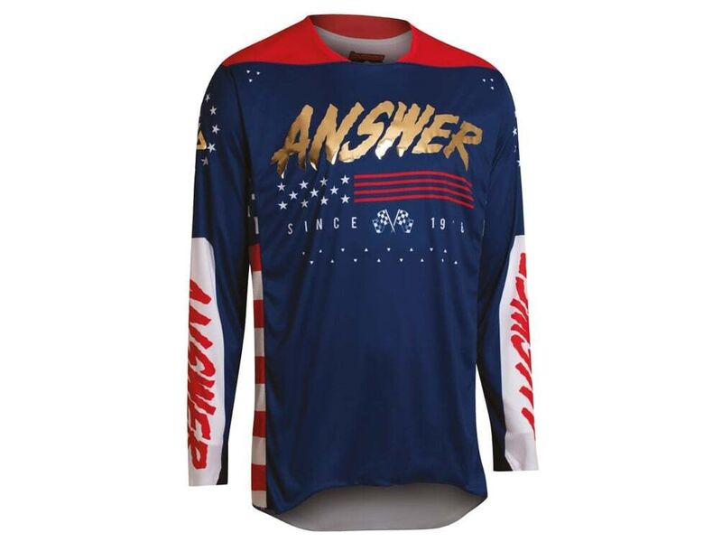 ANSWER RACING Elite Proline Jersey - Navy/Red click to zoom image