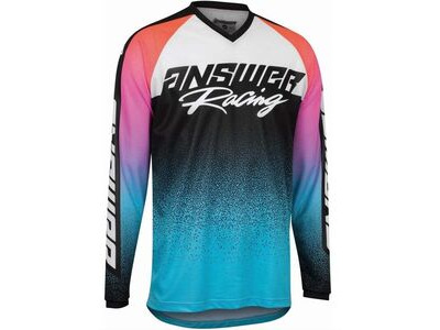 ANSWER RACING Syncron Prism Jersey - Astana Blue/Hyper Orange