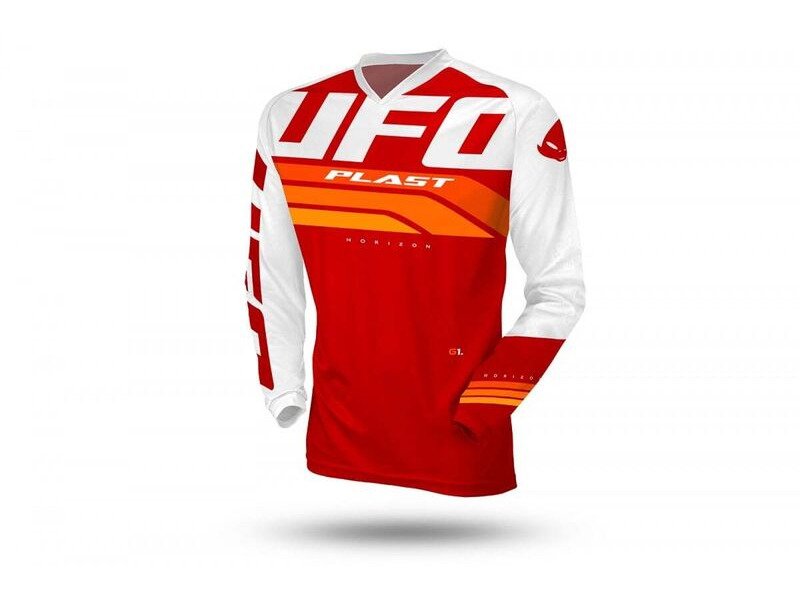 UFO Horizon MX Jersey Red/White click to zoom image