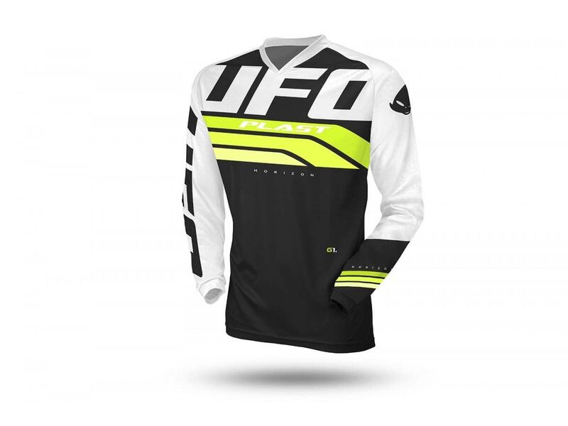 UFO Horizon Mx Jersey Black/Green click to zoom image