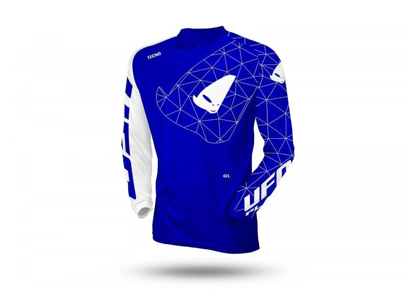 UFO Tecno Mx Jersey Blue/White click to zoom image