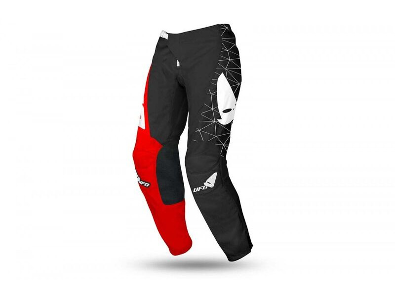 UFO Tecno Mx Pant Black/Red click to zoom image