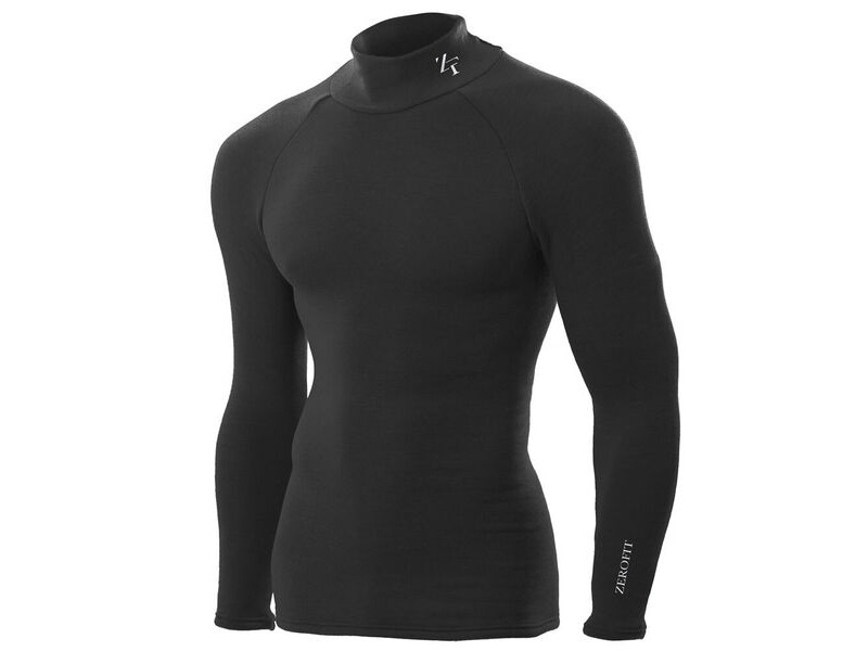 ZeroFit Ultimate Heatrub Baselayer LS Black click to zoom image