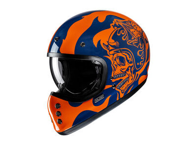 HJC V60 Flame MC27 Blue Orange