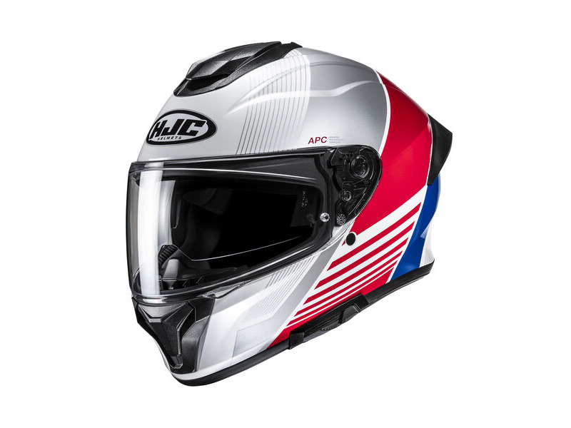 HJC C71 Morix MC21 White Blue Red click to zoom image