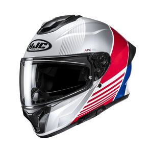 HJC C71 Morix MC21 White Blue Red 