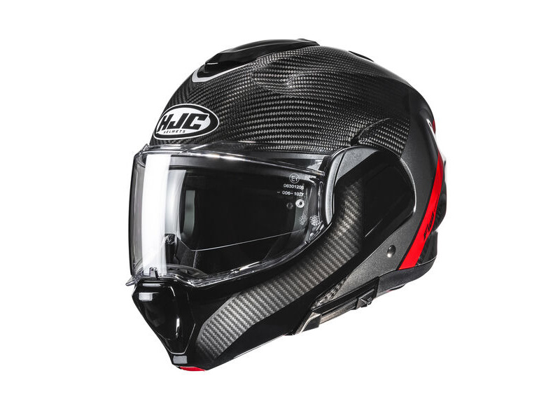 HJC F100 Carbon Stan Red MC1 click to zoom image